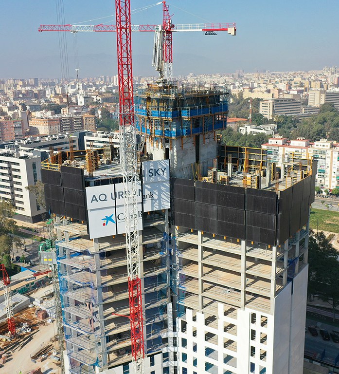 Malagako AQ Urban Sky proiektuaren egituretako baten amaiera ospatu dugu