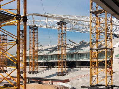 MK Zinbriaren karga ahalmena Diablos Rojosen Estadioan, Mexikon