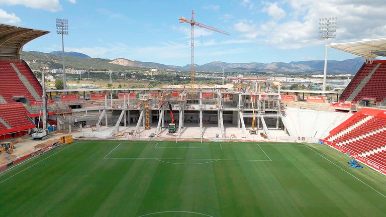 Son Moix estadioaren birmoldaketa Mallorcan