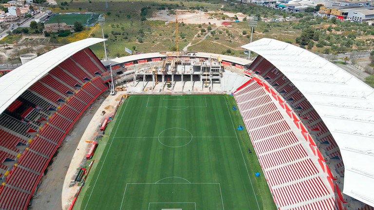 Son Moix estadioaren birmoldaketa Mallorcan