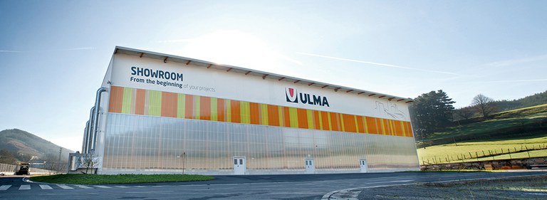 ULMA Constructionen Showroom-a, egoitza zentralean