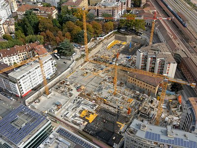 WaltherPark, funtzio anitzeko eraikina, Bolzanoko erdigune historikoan