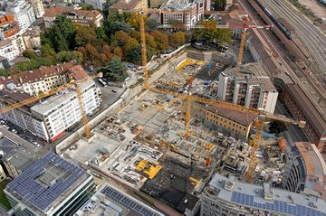 WaltherPark, funtzio anitzeko eraikina, Bolzanoko erdigune historikoan