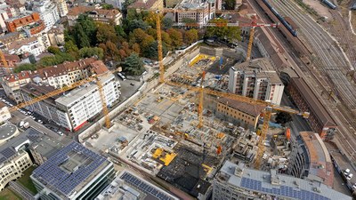WaltherPark, funtzio anitzeko eraikina, Bolzanoko erdigune historikoan
