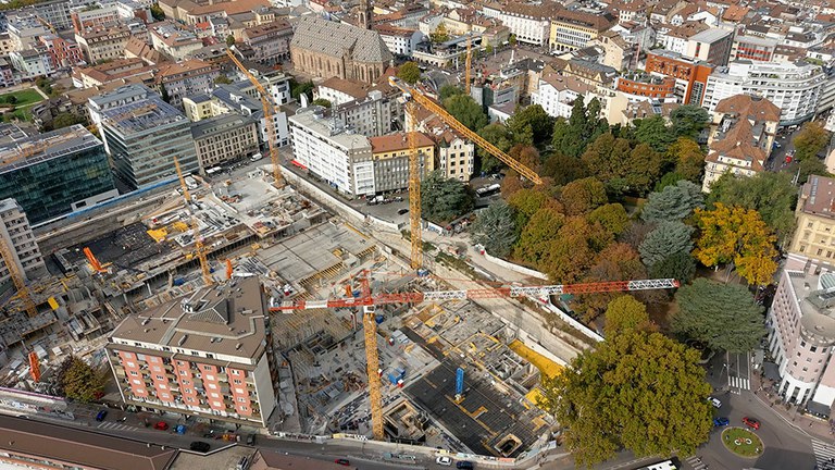 WaltherPark, funtzio anitzeko eraikina, Bolzanoko erdigune historikoan